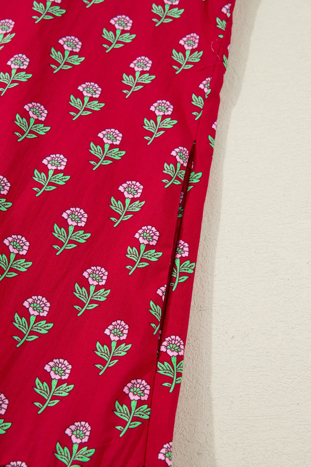Petal Print Charm Mini Dress with Pockets | S-XL